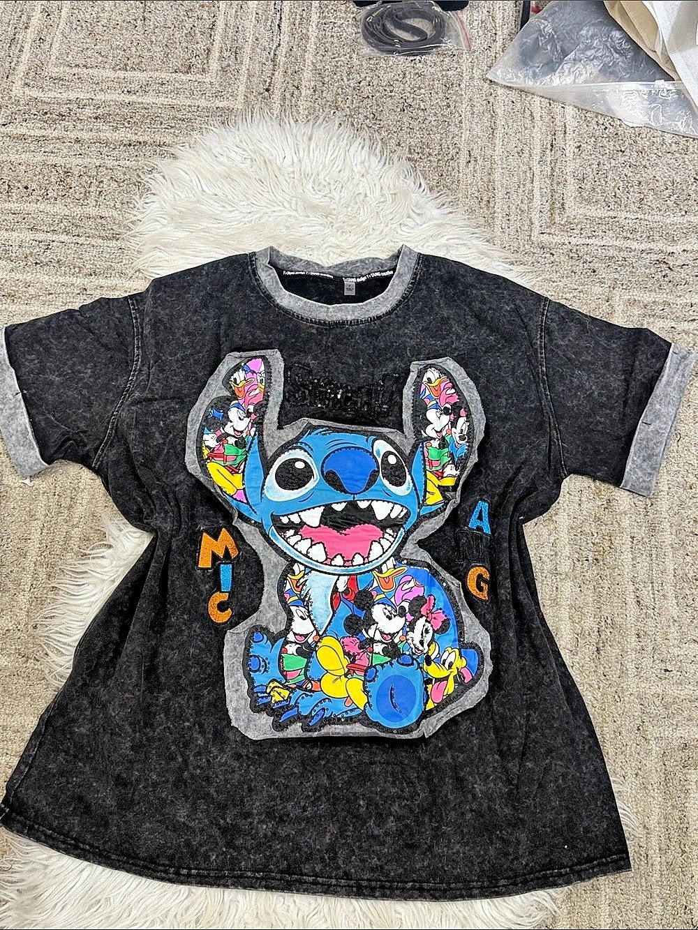 Disney Kids Stitch Graphic Short Sleeve Tee